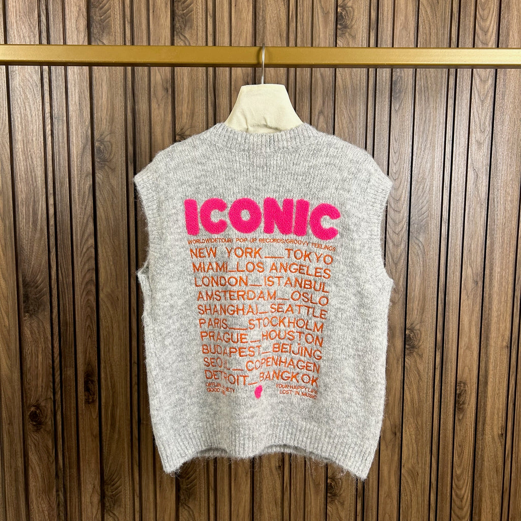 Pull sans manches iconic