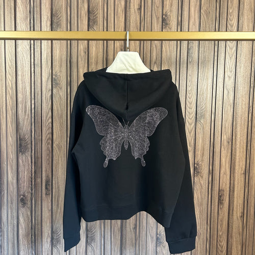 Gilet papillon noir