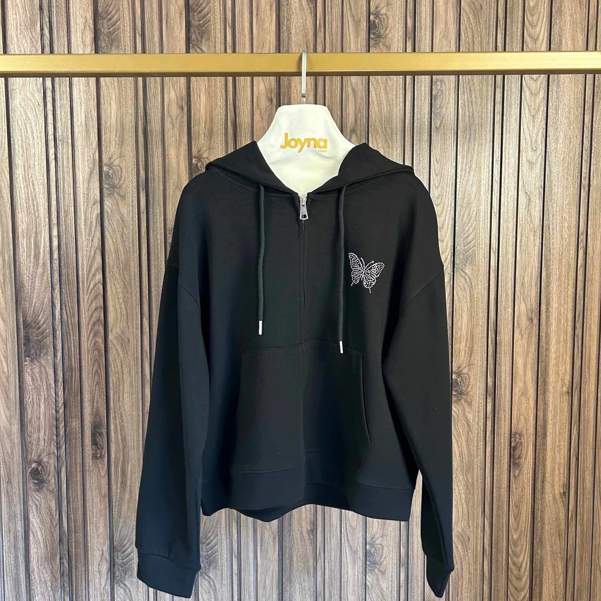 Gilet papillon noir