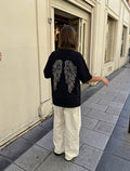 T-shirt angel noir